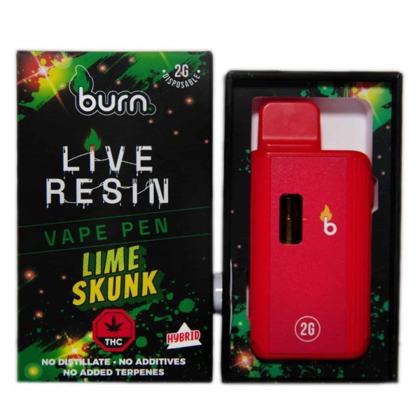 Burn Live Resin Vape 2g