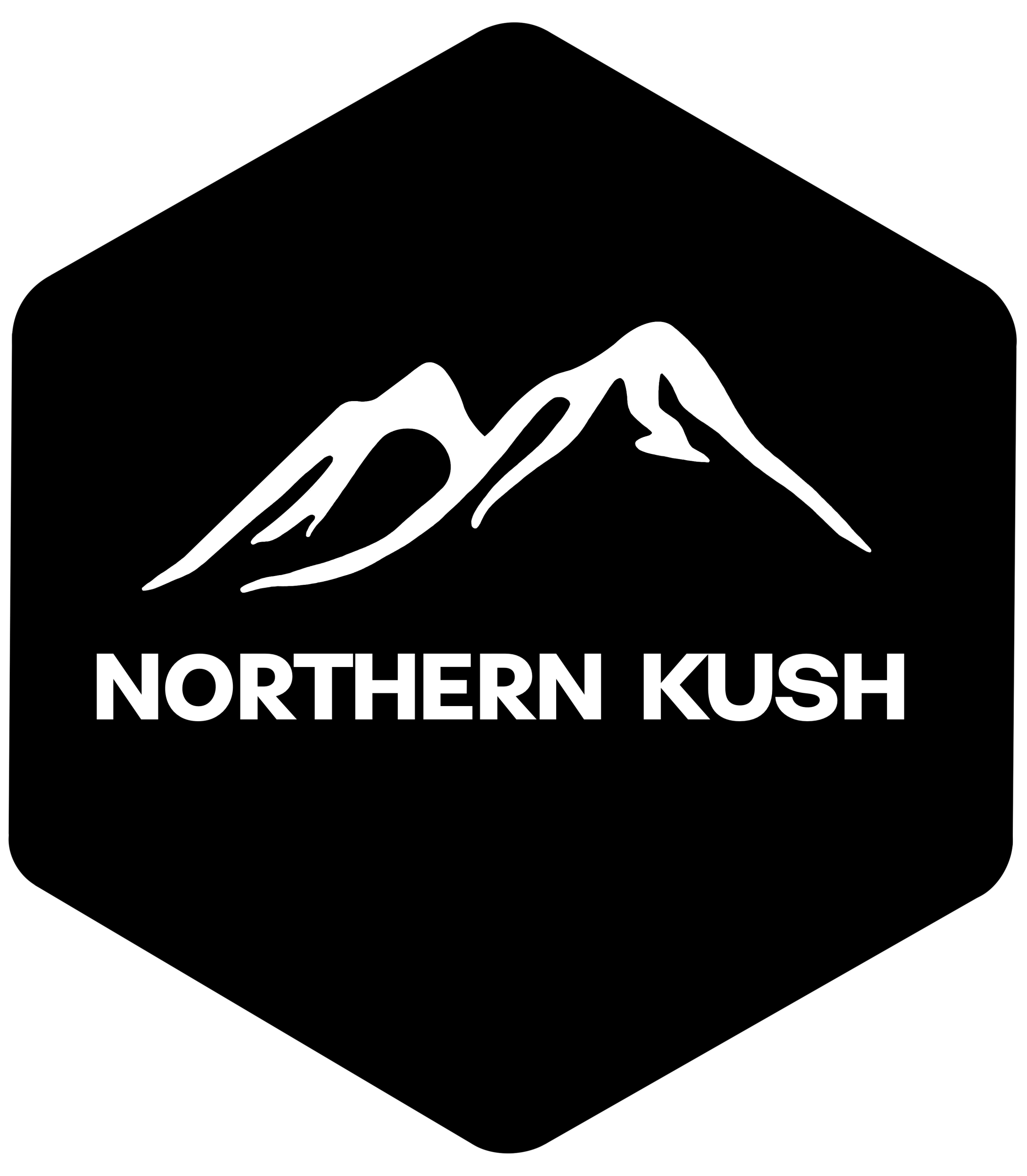 Northern Kush Logo - black- Buy Weed Online - Cannabis Dispensary