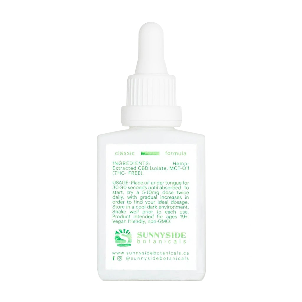 Sunnyside Botanicals - CBD Tincture (30mL)