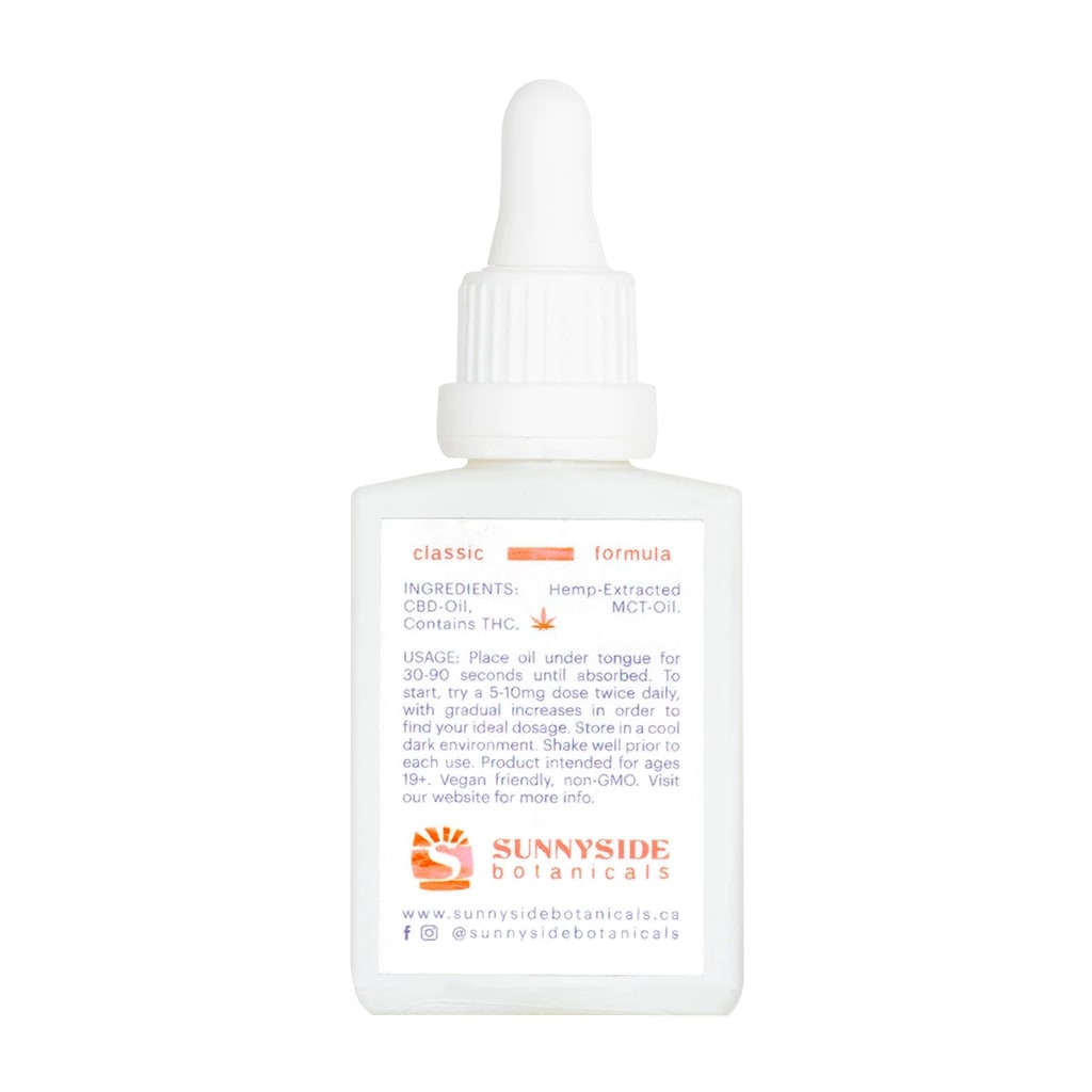 Sunnyside Botanicals - Full Spectrum CBD Tincture (30mL)