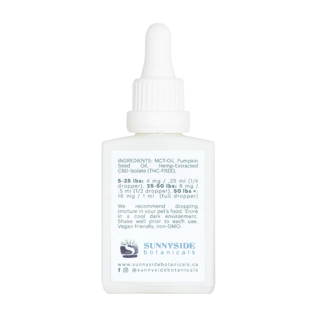 Sunnyside Botanicals - Pet CBD Tincture (30mL)