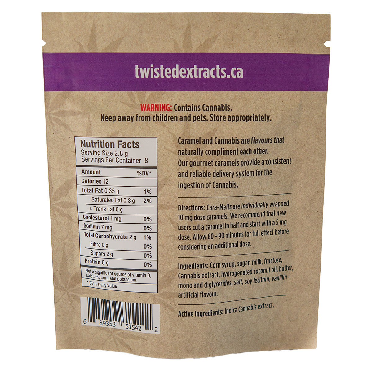 Twisted Extracts - Cara-Melts - 80mg