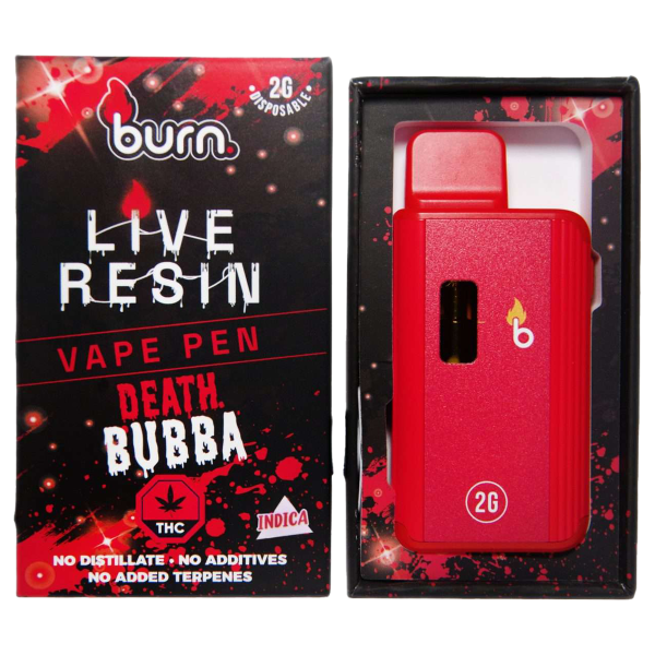 Burn 2g Live Resin Disposable Vape - Death Bubba