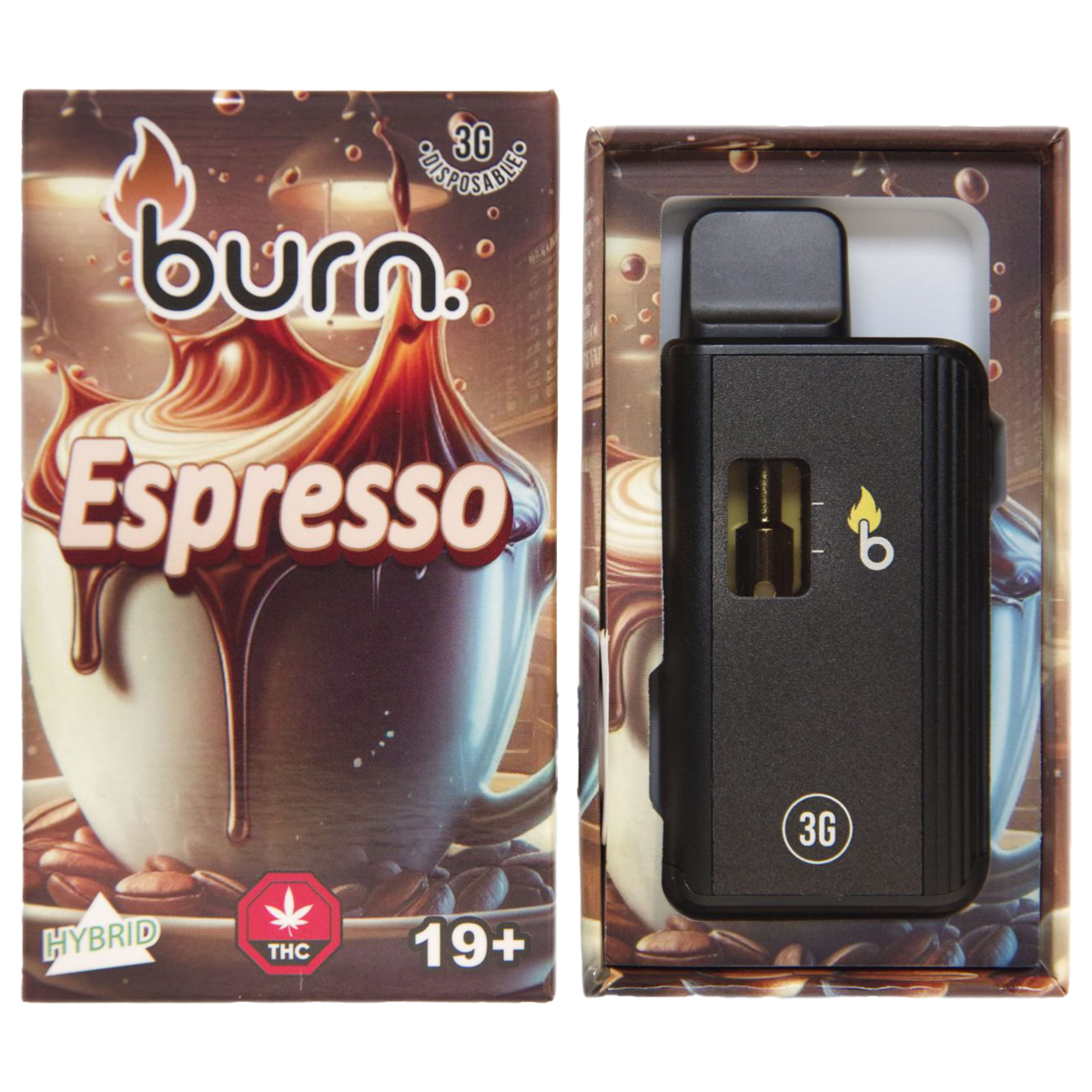 Burn 3g Espresso Disposable Vape